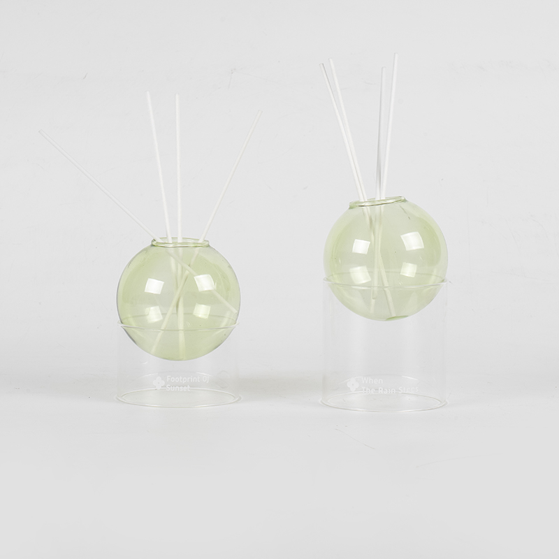 투명유리 베이스, 유리볼형 리드 디퓨저 스타일링 아로마테라피