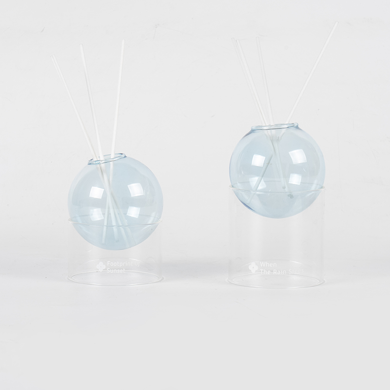 투명유리 베이스, 유리볼형 리드 디퓨저 스타일링 아로마테라피