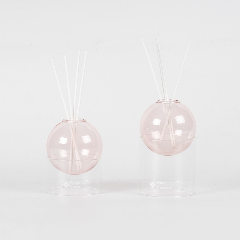 투명유리 베이스, 유리볼형 리드 디퓨저 스타일링 아로마테라피