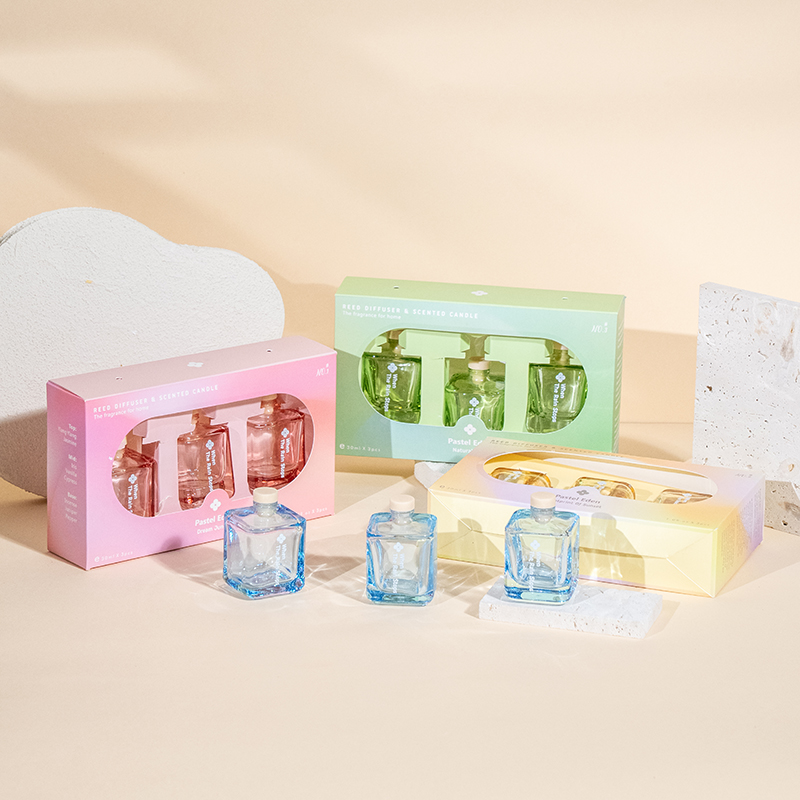 3PCS 사각 병 리드 디퓨저 세트-3PCS 아로마 세트