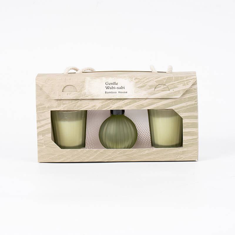 세로 줄무늬 작은 안경 향초 X2 세로 줄무늬 작은 전구 휘발성 리드 디퓨저 병